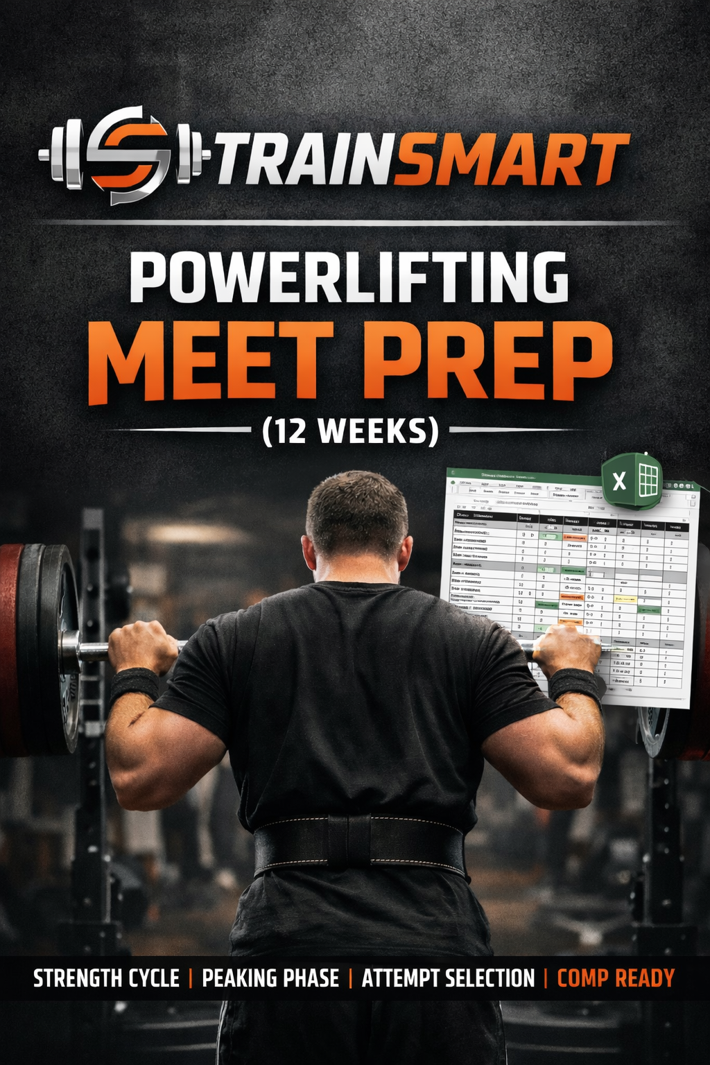 TrainSmart — Powerlifting Competition Prep (12 Weeks)